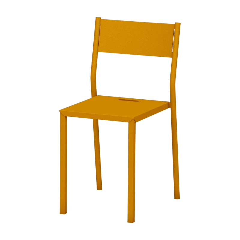 Chaise en acier safran Take - Matière Grise