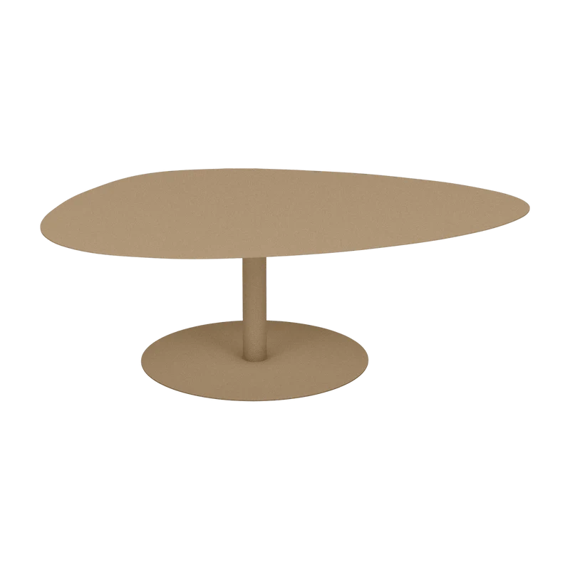 Table basse XL sable 80 cm Galet - Matière Grise