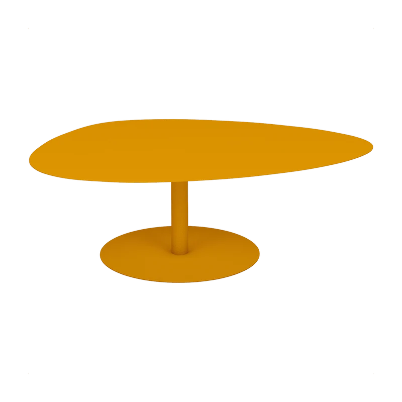 Table basse XL safran 80 cm Galet - Matière Grise
