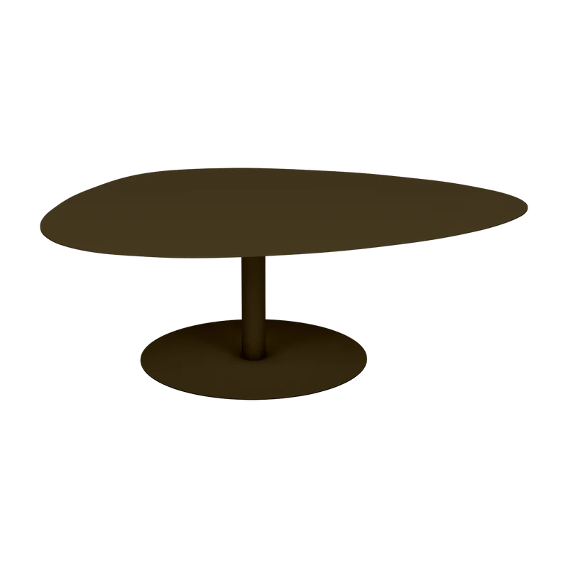 Table basse XL bronze 80 cm Galet - Matière Grise