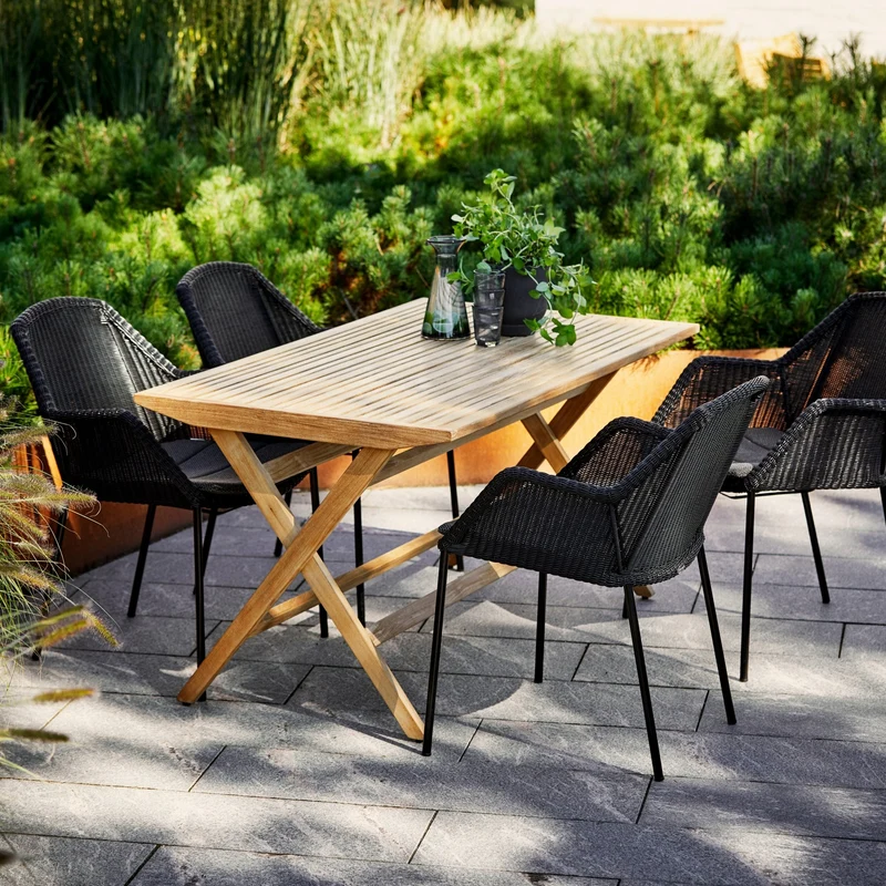 Table de jardin en teck Flip - Cane-Line