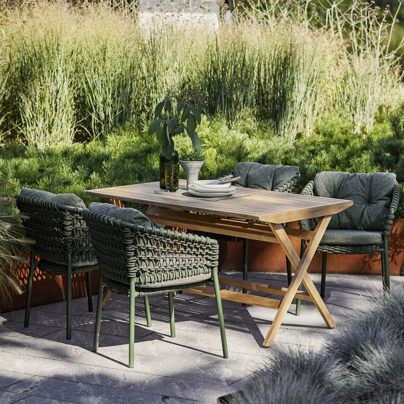 Table de jardin en teck Flip - Cane-Line
