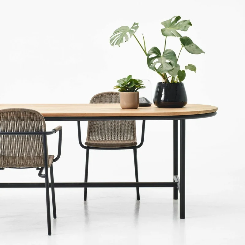 Chaise d'extérieur noir et taupe Wicked - Vincent Sheppard