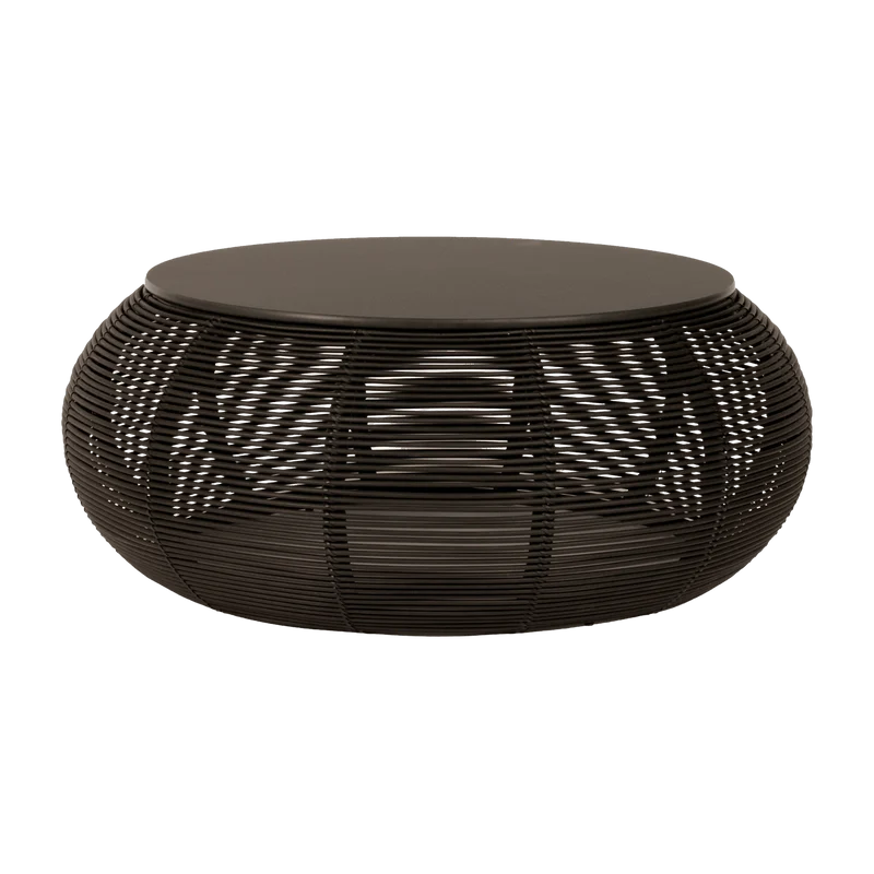Table basse d'extérieur D77 cm noir Ivo - Vincent Sheppard