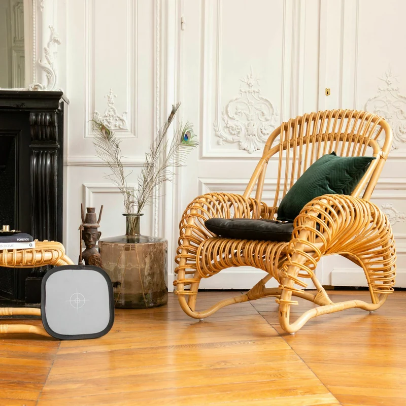 Fauteuil en canne de rotin naturelle Boucle - KOK