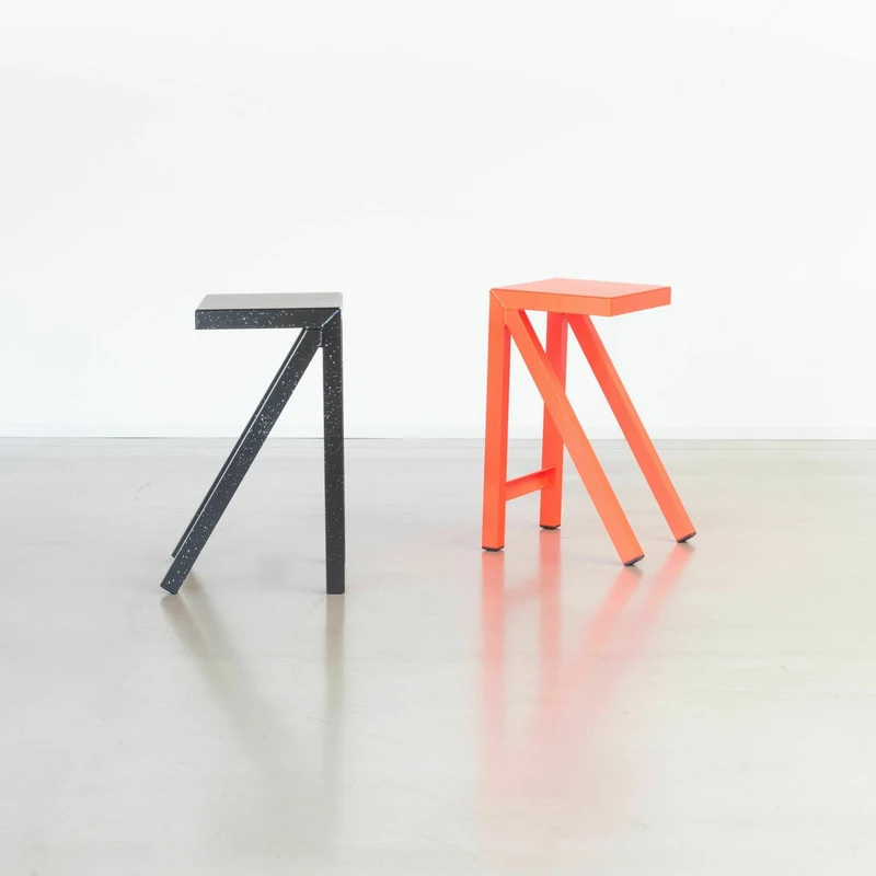 Tabouret bas orange Bureaurama - Magis