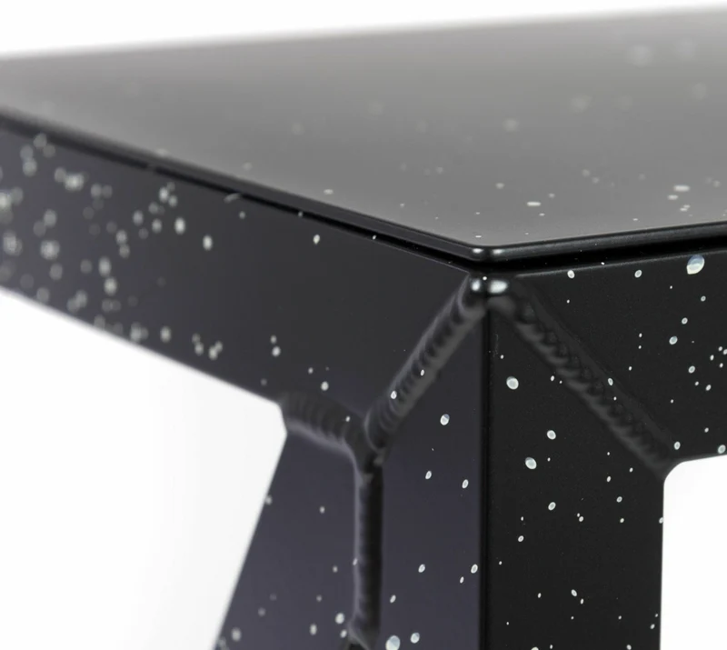 Tabouret bas noir moucheté Bureaurama - Magis