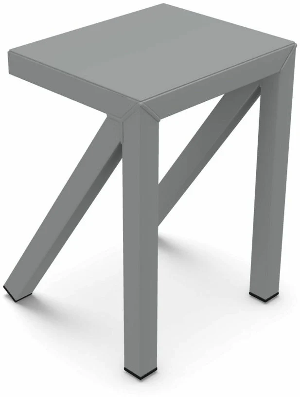 Tabouret bas gris Bureaurama - Magis