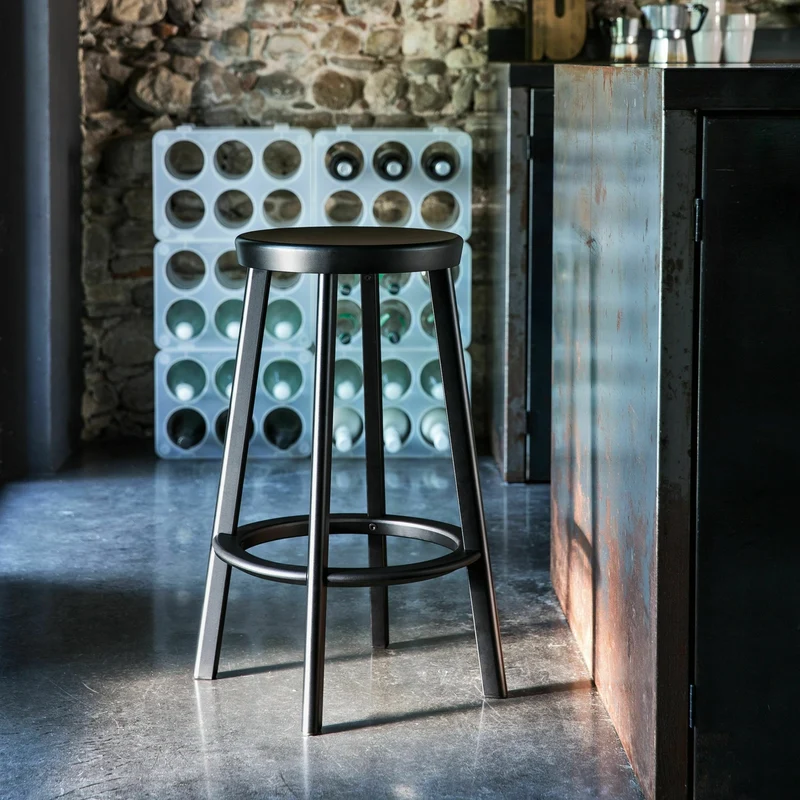 Tabouret de bar en aluminium 66 cm Deja-vu - Magis