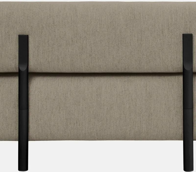 Canapé modulable avec accoudoirs beige Palo - Hem