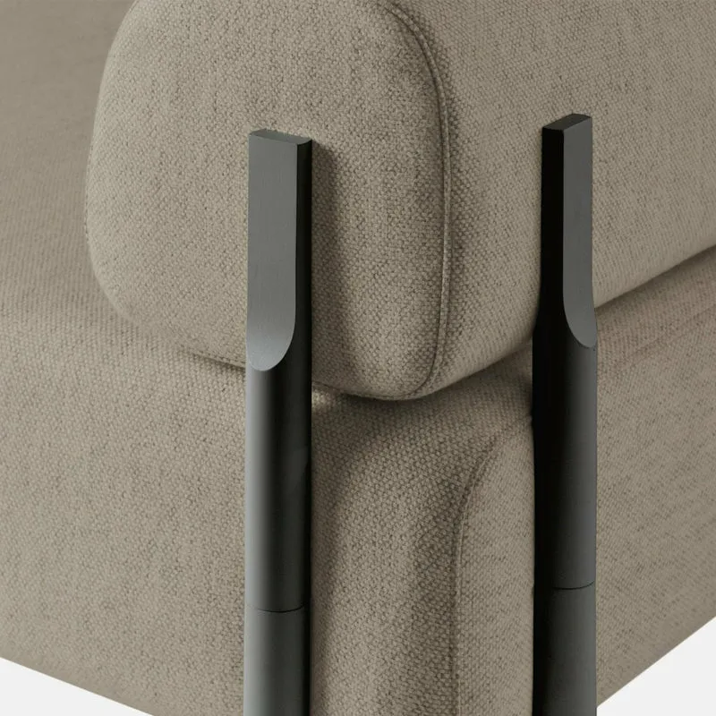 Canapé modulable avec accoudoirs beige Palo - Hem
