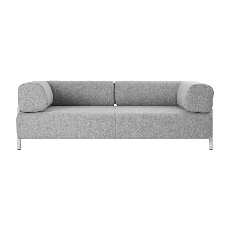 Canapé modulable avec accoudoirs gris Palo - Hem
