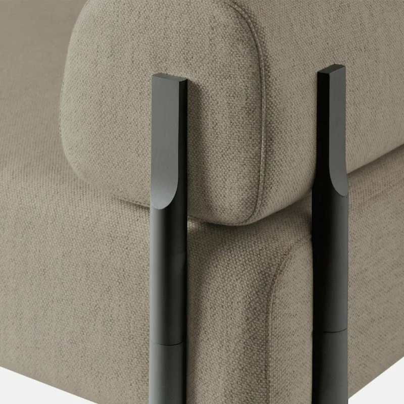 Canapé d'angle gauche modulable beige Palo - Hem