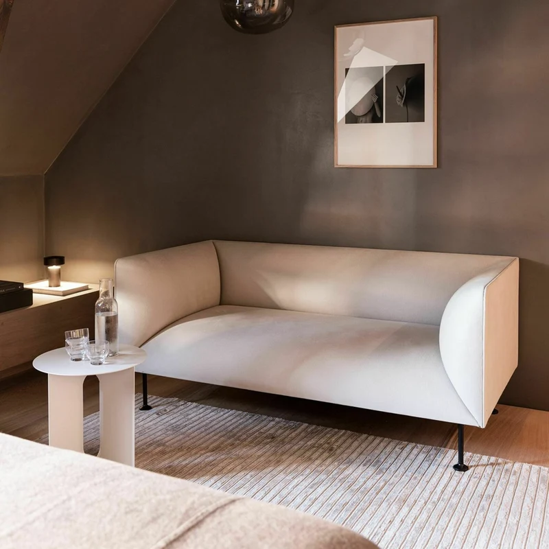Table d'appoint blanche Androgyne - Audo