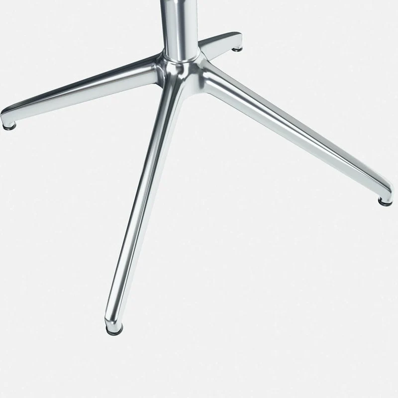 Fauteuil de bureau Graphite et piètement argenté Kendo - Hem