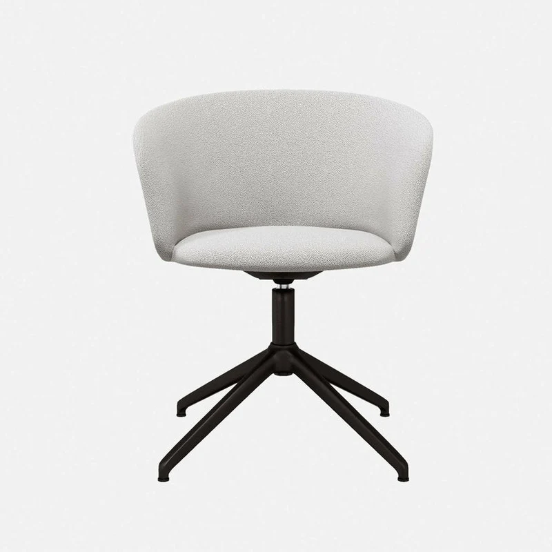 Fauteuil Porcelain et piètement noir Kendo - Hem