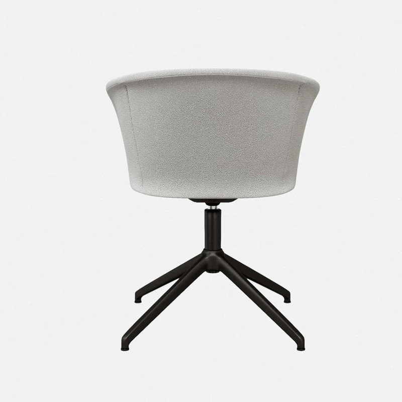 Fauteuil Porcelain et piètement noir Kendo - Hem