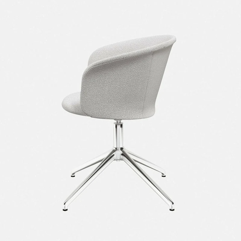 Fauteuil Porcelain et piètement argenté Kendo - Hem
