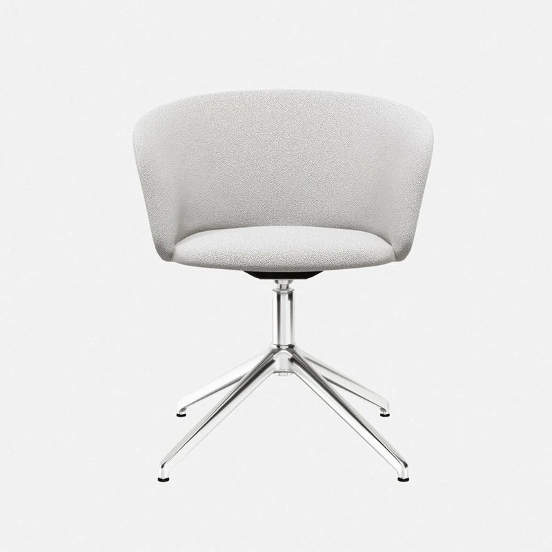 Fauteuil Porcelain et piètement argenté Kendo - Hem