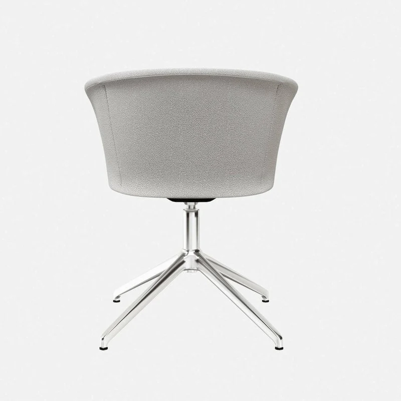 Fauteuil Porcelain et piètement argenté Kendo - Hem