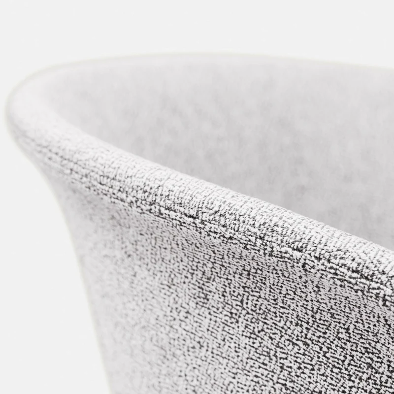 Fauteuil Porcelain et piètement argenté Kendo - Hem