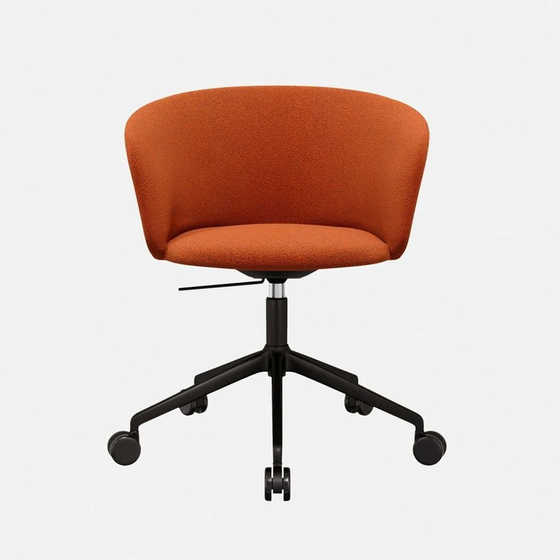 Fauteuil Canyon et piètement noir à roulettes Kendo - Hem
