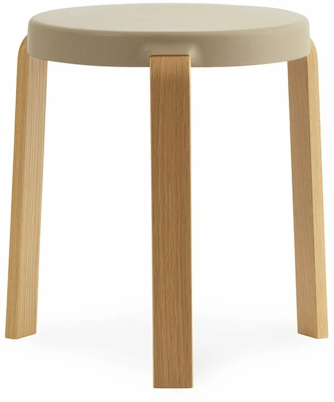 Tabouret en chêne beige TAP Sand - Normann Copenhagen