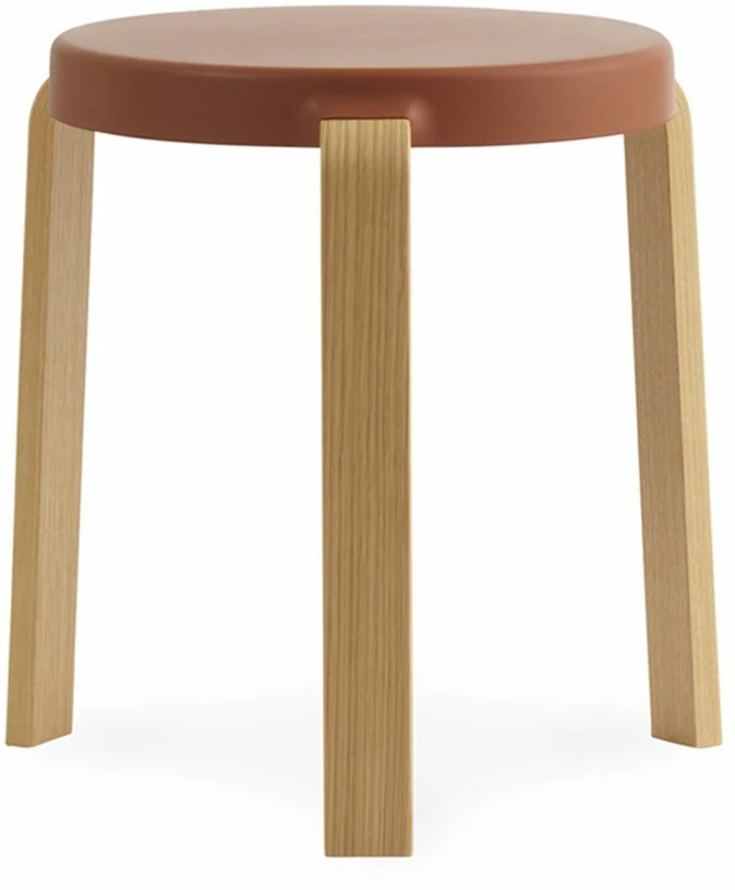 Tabouret en chêne marron TAP Caramel - Normann Copenhagen