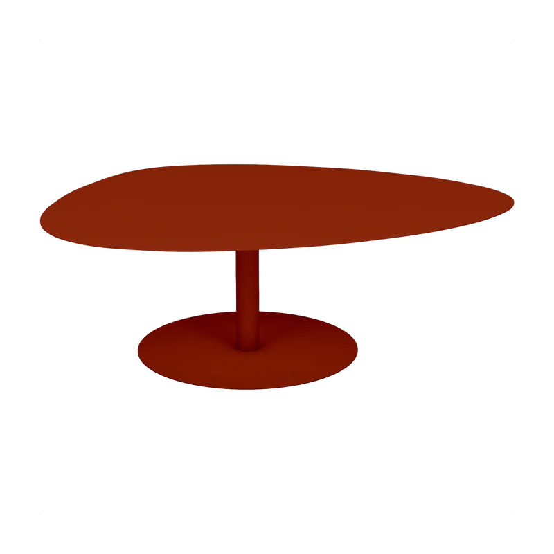 Table basse XL terracotta 80 cm Galet - Matière Grise