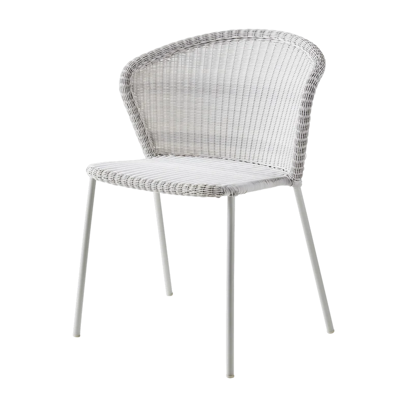 Chaise blanche Lean - Cane-Line