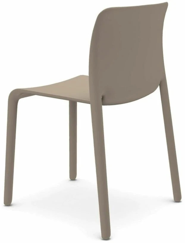 Chaise en polypropylene beige First - Magis