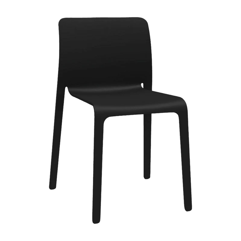 Chaise en polypropylene noire First - Magis