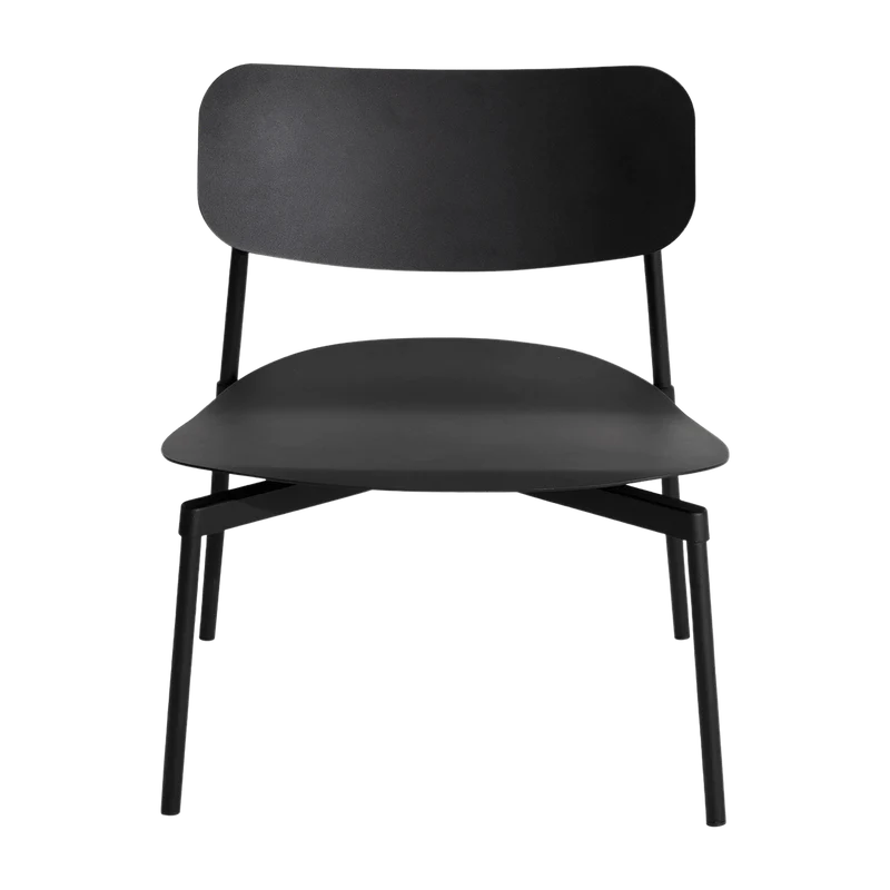 Fauteuil de jardin en métal noir Fromme - Petite friture