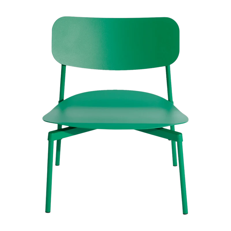 Fauteuil de jardin en métal vert menthe Fromme - Petite friture