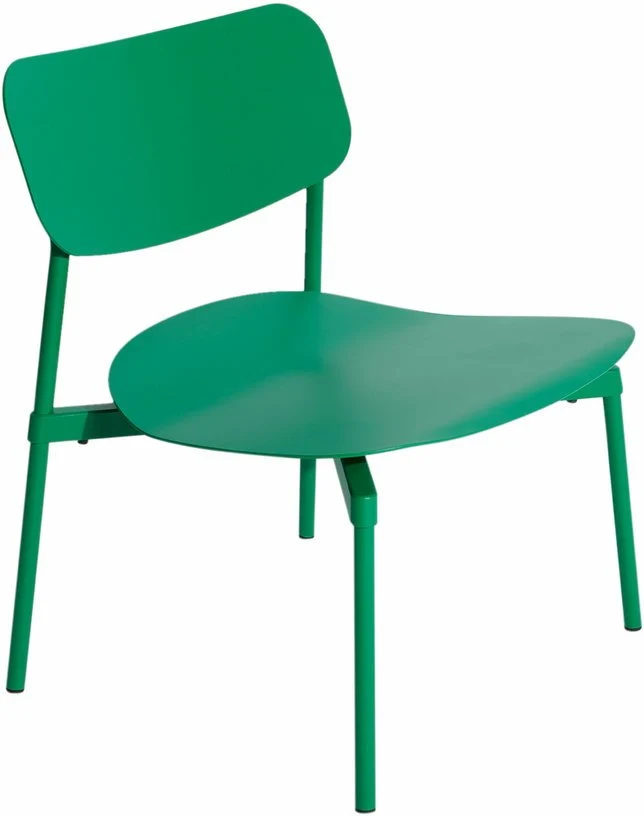 Fauteuil de jardin en métal vert menthe Fromme - Petite friture