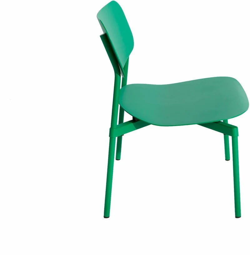 Fauteuil de jardin en métal vert menthe Fromme - Petite friture