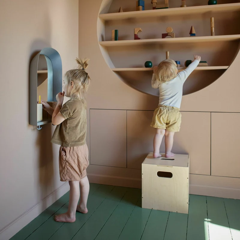 Cube de rangement en bois - Nofred