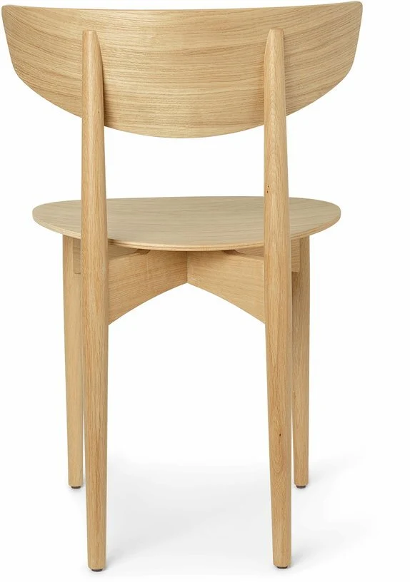 Chaise en bois massif beige Herman - Ferm Living