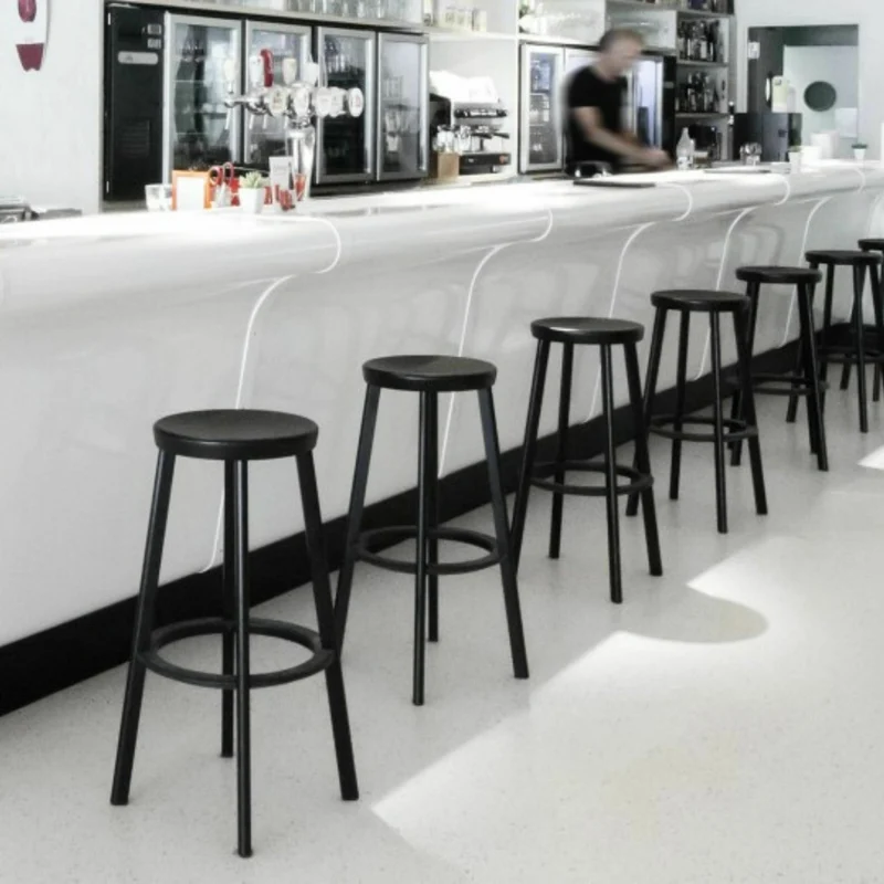 Tabouret de bar en aluminium noir 66 cm Deja-vu - Magis