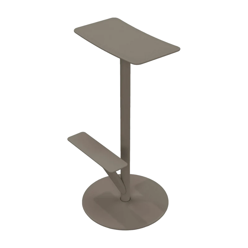 Tabouret en acier mat 76 cm gris Sequoia - Magis