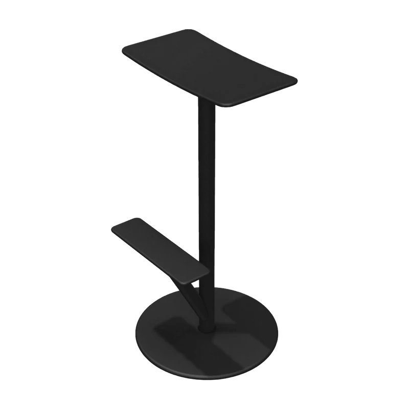 Tabouret en acier mat 76 cm noir Sequoia - Magis