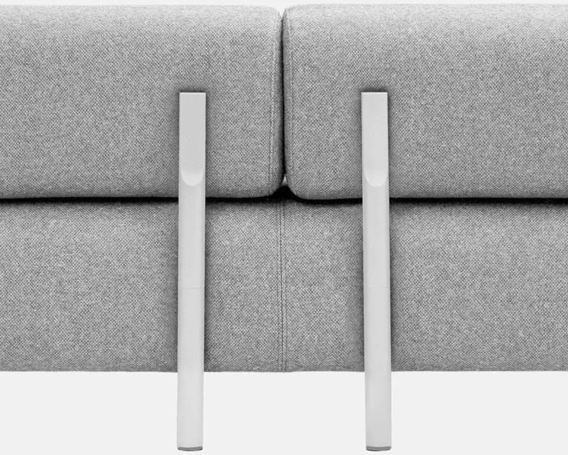 Canapé d'angle gauche modulable gris Palo - Hem