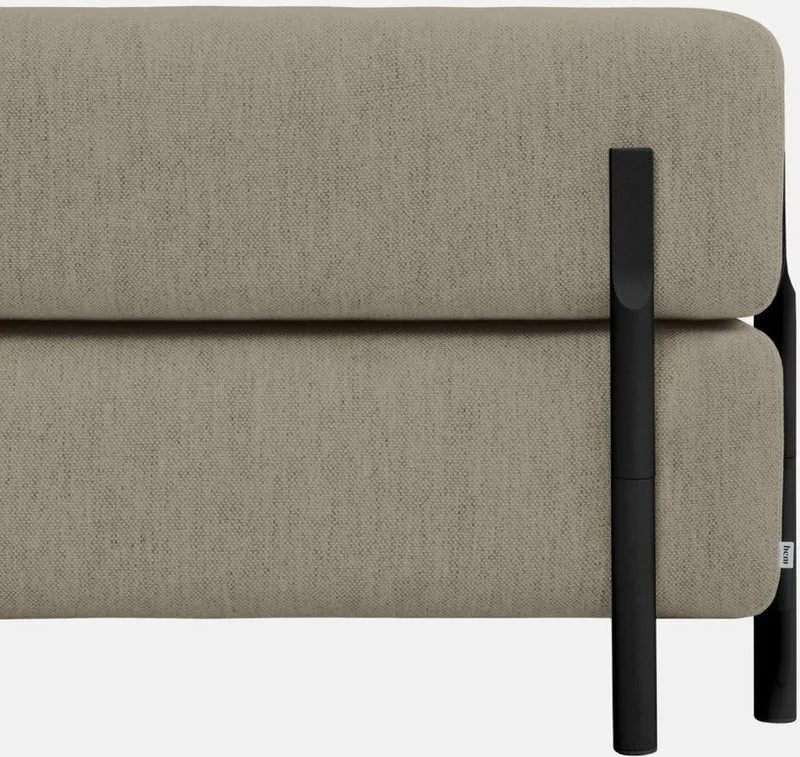 Canapé d'angle droit modulable beige Palo - Hem