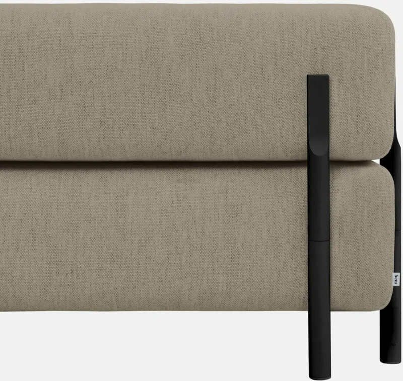 Canapé d'angle droit modulable beige Palo - Hem