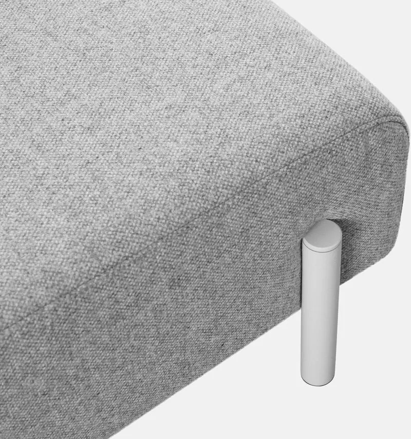 Canapé d'angle droit modulable gris Palo - Hem