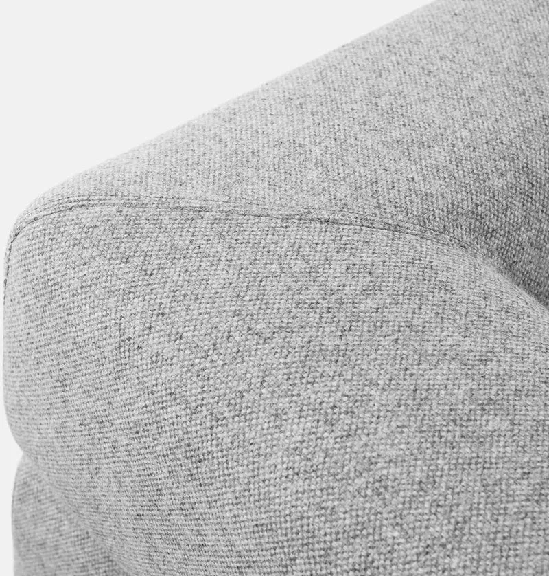 Canapé d'angle droit modulable gris Palo - Hem