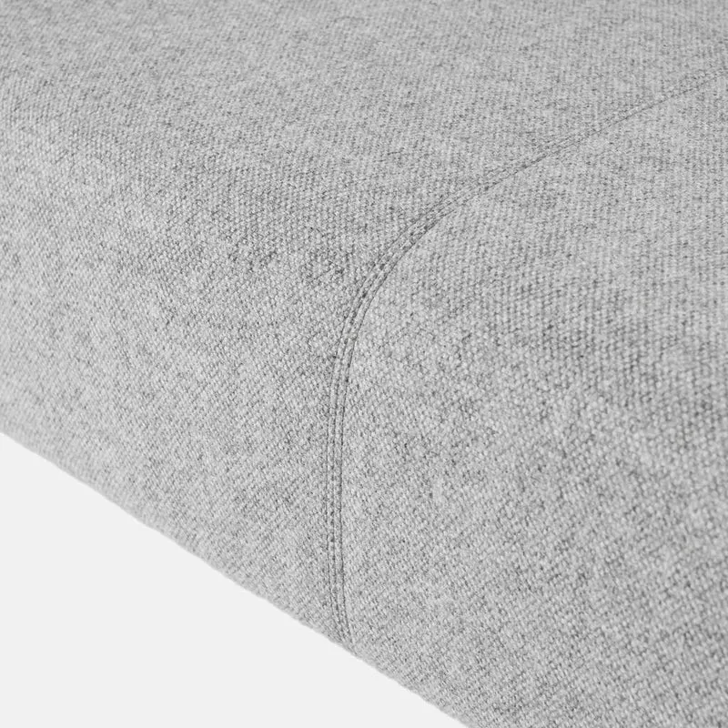 Canapé d'angle droit modulable gris Palo - Hem