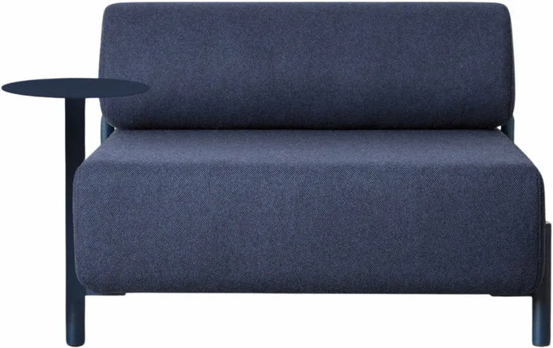 Table d'appoint pour canapé modulable bleu Palo - Hem