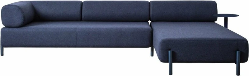 Table d'appoint pour canapé modulable bleu Palo - Hem