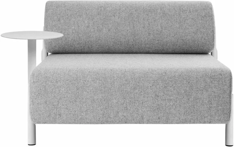 Table d'appoint pour canapé modulable gris Palo - Hem